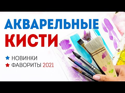 Видео: Лучшие кисти для акварели 2021! ОБЗОР кистей для начинающих и профи.