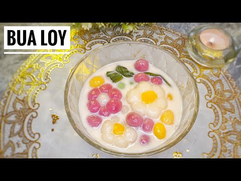 Видео: Рисовые шарики в кокосовом молоке (Буа Лой) - тайский десерт | Thai Girl in the Kitchen