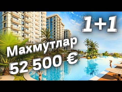 Видео: НЕДОРОГО 52500 € 1+1 ЛЮКС КОМПЛЕКС у гор. Недвижимость в Алании 🇹🇷