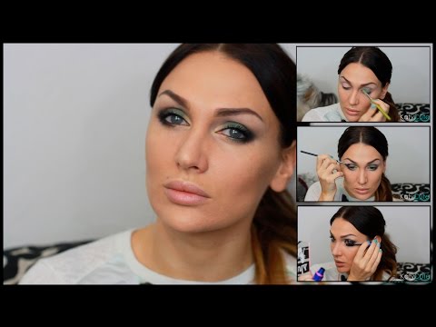 Видео: ВЕЧЕРНИЙ МАКИЯЖ с ЗЕЛЕНЫМИ тенями