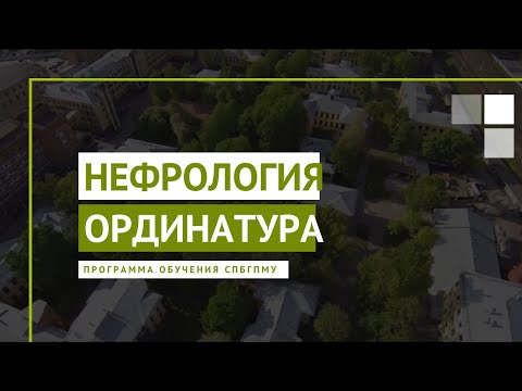 Видео: Нефрология. Программа ординатуры СПбГПМУ