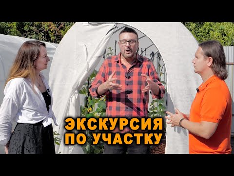 Видео: Экскурсия по моему участку. Начало августа. Часть 1