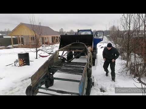 Видео: Ремонт картофелекопалки Z-609. Часть 1