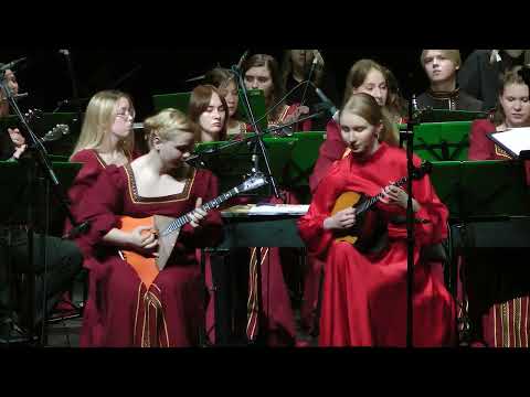 Видео: И. Дунаевский - А.Цыганков «Ой, цветёт калина». Исполняет РНО «Москва» МГИМ им. А. Г. Шнитке