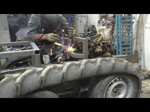 Видео: ГУСЕНИЧНЫЙ МИНИТРАКТОР ч.10 механизм управления бортповоротом