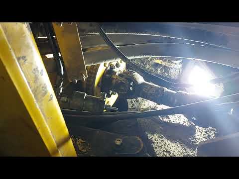 Видео: собрали одну кпп из двух и запустили на погрузчике.