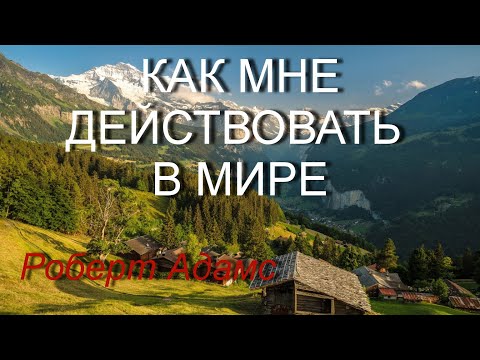 Видео: КАК МНЕ ДЕЙСТВОВАТЬ В МИРЕ ? [Роберт Адамс, озв.Никошо]