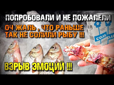 Видео: ТЕПЕРЬ ТОЛЬКО ТАК ☝️ Сухой Посол Рыбы в БАКЛАЖКЕ ! Самая Вкусная Вяленая Рыба ! Это ТОП , отвечу 👍