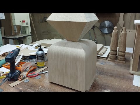 Видео: Как приклеить шпон на радиус.