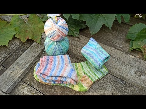 Видео: МАЙСТЕР КЛАС. Шкарпетки жіночі і чоловічі - від набірного краю до ВТО #knitting #вязаниеспицами