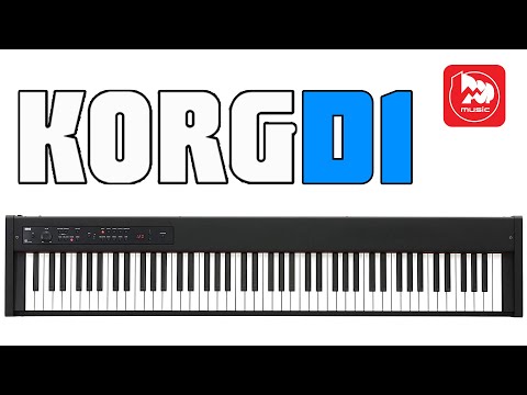 Видео: Цифровое пианино KORG D1 (клавиатура RH3 производства Япония)