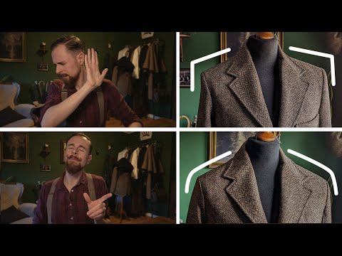 Видео: Наклонные плечи и пиджаки — проблема и как ее решить