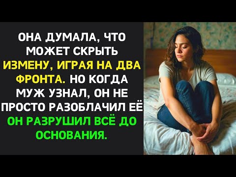 Видео: «Она верила, что скроет измену. Но муж узнал — и разрушил её жизнь до основания…»
