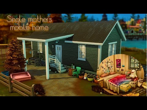 Видео: Мобильный дом матери одиночки🏠🌳| Mobile home|  Строительство| Симс 4| Sims 4| Speed build| No CC