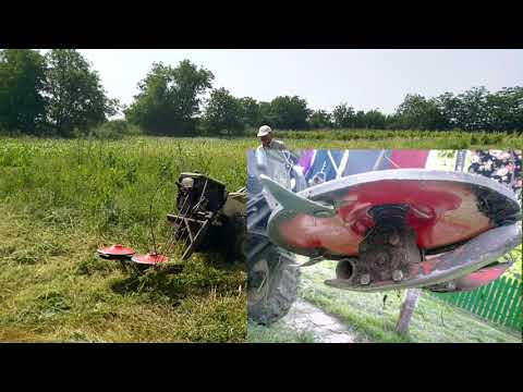 Видео: Переделка роторной косилки для мотоблока .