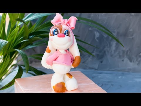 Видео: Фигурка "Мультяшной Собачки"💖 из мастики - Я - ТОРТодел!