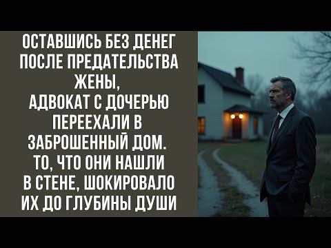 Видео: Оставшись без денег после предательства жены, адвокат с дочерью переехали в заброшенный дом