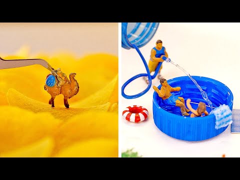 Видео: МИР... НО В МИНИАТЮРЕ! 🌍 Потрясающие и Легкие DIY Миниатюрные Поделки! ✨