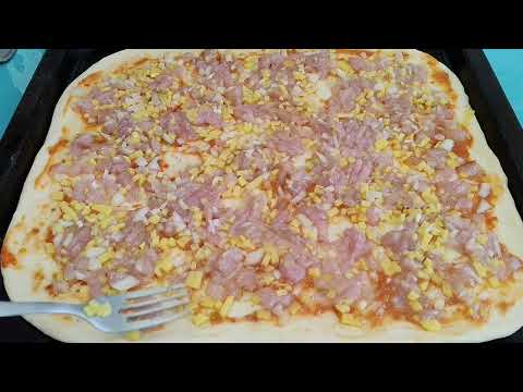 Видео: ПИЦЦА🍕. Тесто для ПИЦЦЫ без дрожжей, быстро и вкусно 👍💫💥