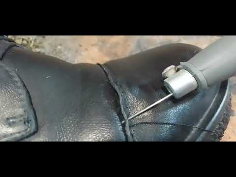 Видео: Прошивка подошвы и восстановление шва