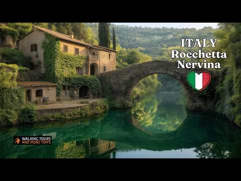 Видео: САМАЯ РАССЛАБЛЯЮЩАЯ прогулка по деревне в Италии - Rocchetta Nervina 4K ASMR
