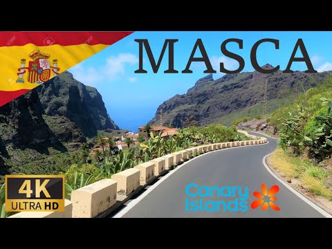 Видео: ВОЖДЕНИЕ ИЗ ЛОС-ГИГАНТЕС в МАСКУ, Масизо-де-Тено, Тенерифе, КАНАРСКИЕ ОСТРОВА, ИСПАНИЯ I 4K 60fps