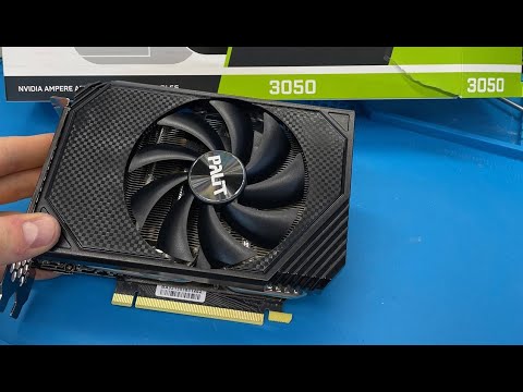 Видео: PALIT RTX 3050 StormX 8gb 4 гигабайта из 5