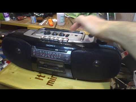 Видео: Sony CFS-B5L MK2. Профилактика.