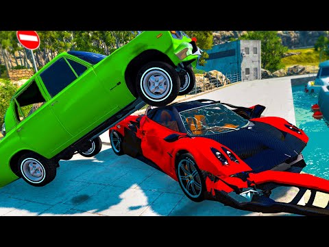 Видео: ЭТА МАШИНА БЕСИТ! НЕВОЗМОЖНЫЕ ПОГОНИ в в BeamNG.Drive