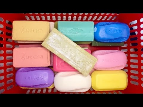 Видео: ASMR 🧼🔥🫶🏻Cutting dry soap 🔪Резка сухого мыла 💚🤍🩵💛💙❤️🧡🩷