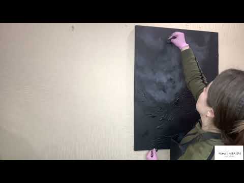 Видео: Рельефная картина