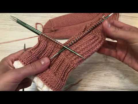 Видео: Клин подъема носка спицами