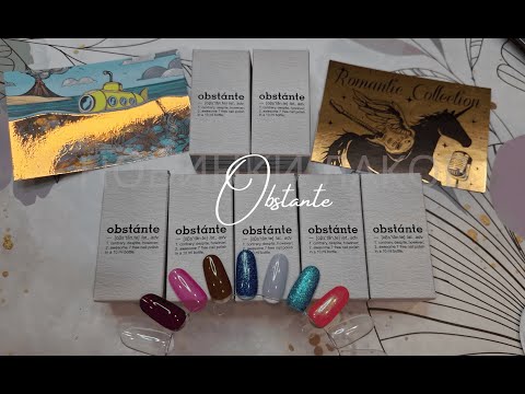 Видео: Обзор моих новых лаков от Obstante