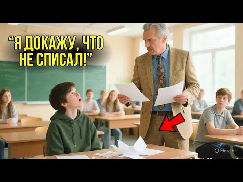 Видео: Преподаватель РАЗОРВАЛ Экзамен Бедного Студента, Обвинив В Списывании, Не Зная, Что Он ГЕНИЙ...