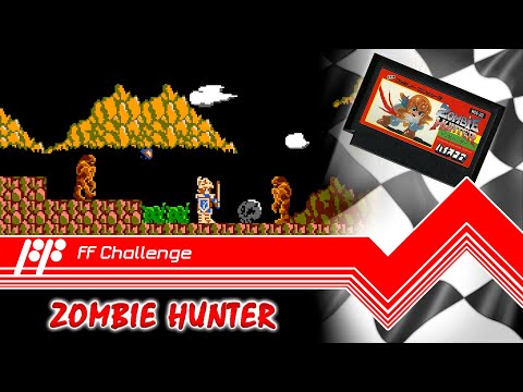Видео: Zombie Hunter - FF Challenge. Прохождение всех игр Famicom.