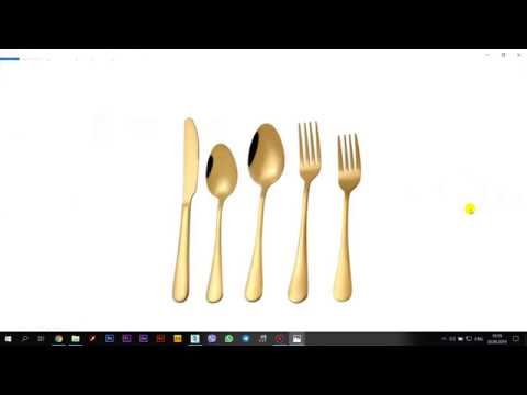 Видео: 29 Моделирование кухонной посуды ложка вилка тарелка 3ds Max