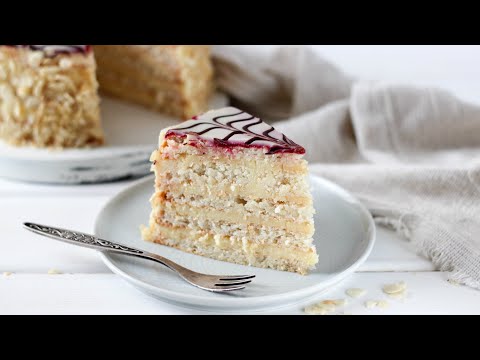 Видео: МИНДАЛЬНЫЙ ТОРТ ЭСТЕРХАЗИ/ ЛУЧШИЙ РЕЦЕПТ