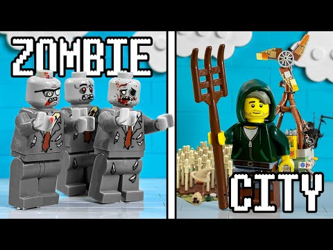 Видео: Я построил город зомби-апокалипсиса из LEGO