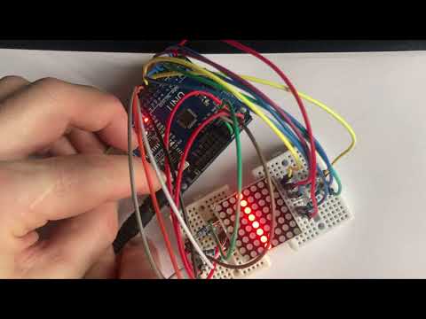Видео: 06 - Подключение светодиодной матрицы