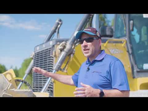 Видео: Система Topcon 3DMC max на Бульдозерe John Deere