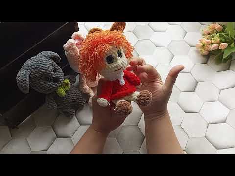 Видео: Вязаные игрушки из плюшевой пряжи и не только. Покупки. События за неделю