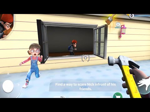 Видео: Смешная история Ника и Тани - Напугайте Ника перед его друзьями