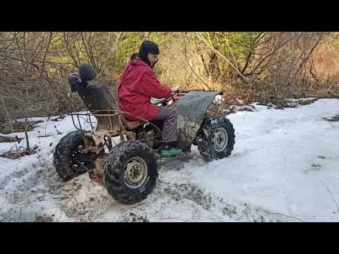 Видео: самодельный квадроцикл с двигателем лифан