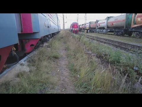 Видео: ЖД. Не срабатывает воздухораспределитель, повторный сдвиг бандажа. 84/25