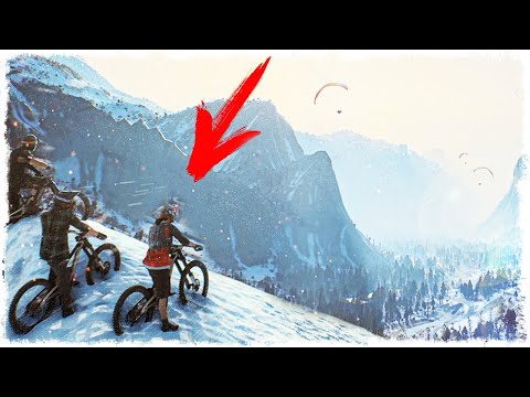 Видео: НА ВЕЛОСИПЕДЕ С ВЕРШИНЫ АЛЬП В RIDERS REPUBLIC!!!