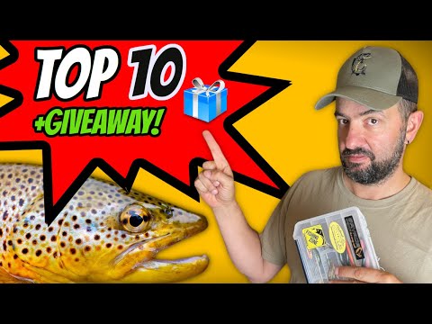 Видео: TOP 10 най-успешни ПРИМАМКИ за ПЪСТЪРВА в моята кутия! GIVEAWAY за над 100лв!