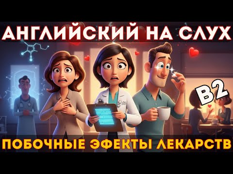 Видео: Английский для среднего уровня B2 Побочные эффекты медикаментов
