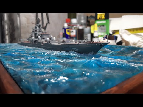 Видео: Диорама  корабля часть 3 Финал