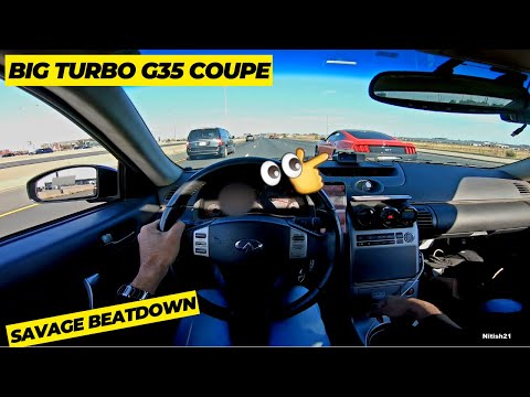 Видео: Случайный Mustang GT, думал, что BIG TURBO G35 — это NA LMAOO — 700WHP👀💀