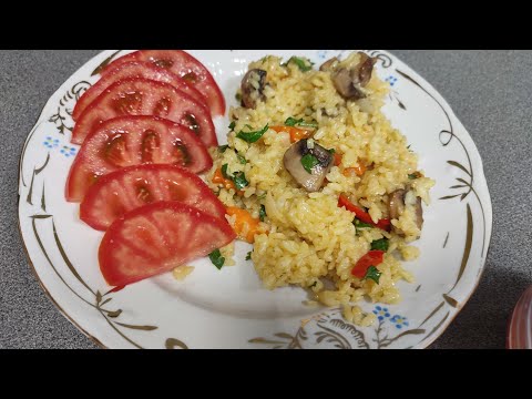 Видео: Лёгкий летний плов с грибами